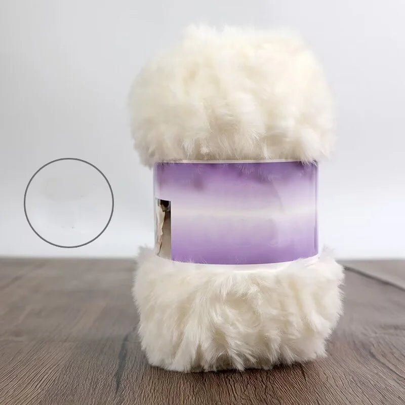 Imitation Fur Yarn 200g Knitting Warm Slippers Hats