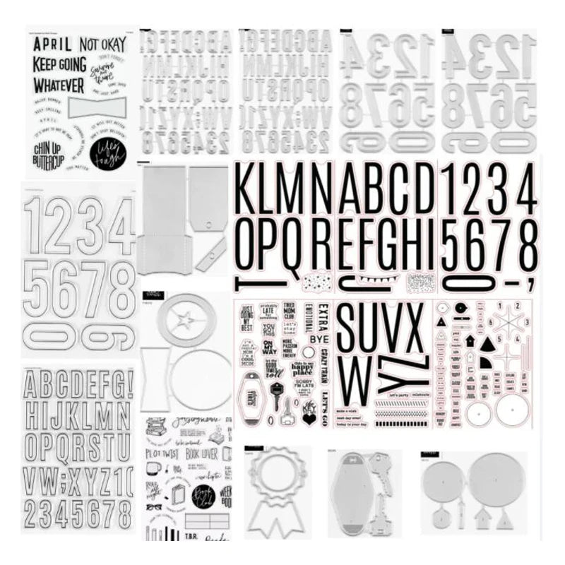 2024  NEW    Transparent Clear Silicone Stamp/Seal for DIY scrapbooking/photo album Decorative clear stamp B8103