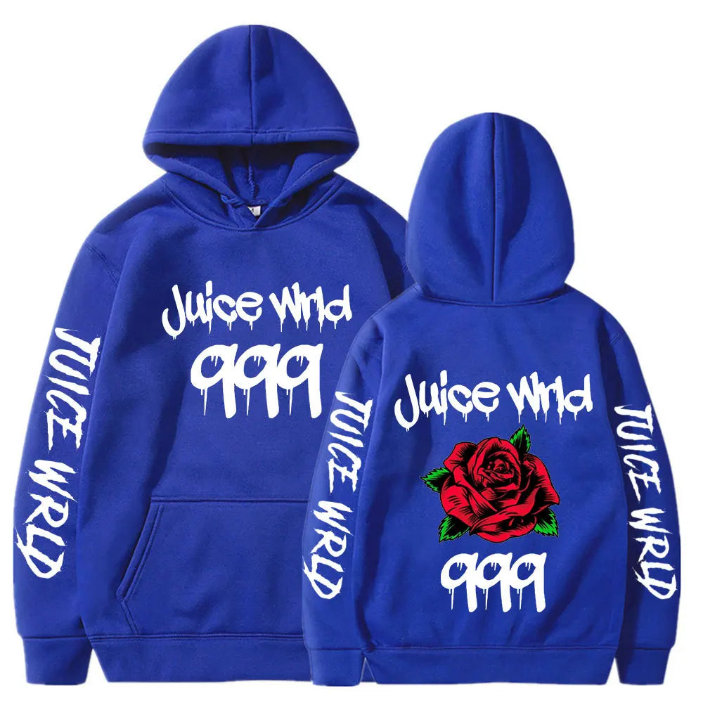 Juice WRLD Hoodies Men Women Hooded Sweatshirts Fashion Hip Hop Casual Pullovers Autumn Boys Girls Black Streetwear Juicewrld