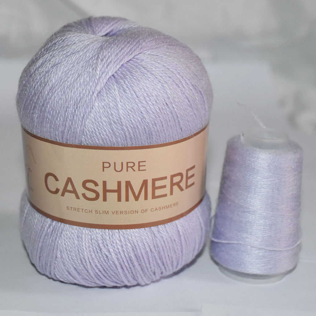 Pure Mongolian Cashmere Yarn for Crocheting 3-Ply Worsted Warm Soft Weaving Fuzzy Knitting Thread Pack of 5