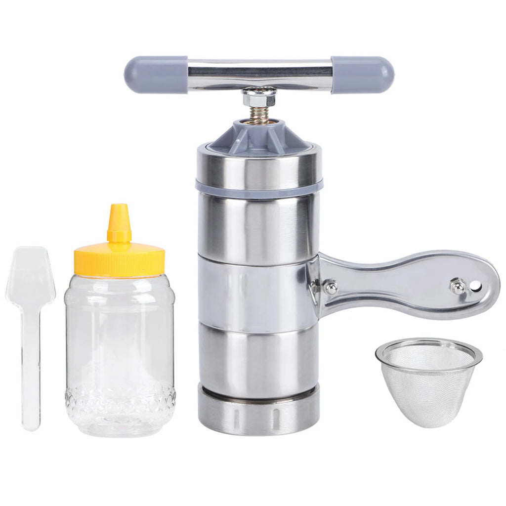 Honey Squeezer Handheld Honey Presser  Portable Honey Extractor Stainless Steel Manual Honey Presser Machine Beekeeping Tool
