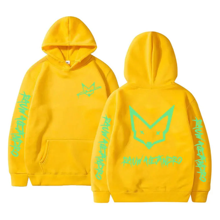 Rauw Alejandro Double Sided Printed Hoodie Saturno Pullover Todo De Ti Hoodies Men Women Fashion Oversized Hooded Sweatshirt