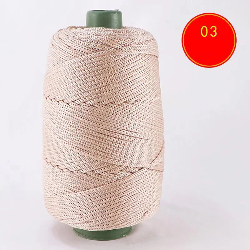 Lightweight Ice Silk Thread 225g Handcrafted Yarn for Summer Hats Storage Baskets and Seat Cushions