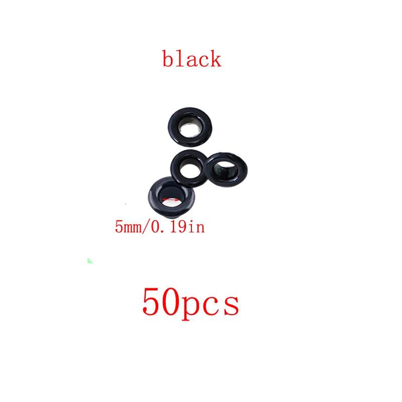 Candle Wax Buttonhole Kit 5mm/0.2in Durable Metal Candle Eyelet Grommets DIY Scented Candle Tablets Making Tool Accessories