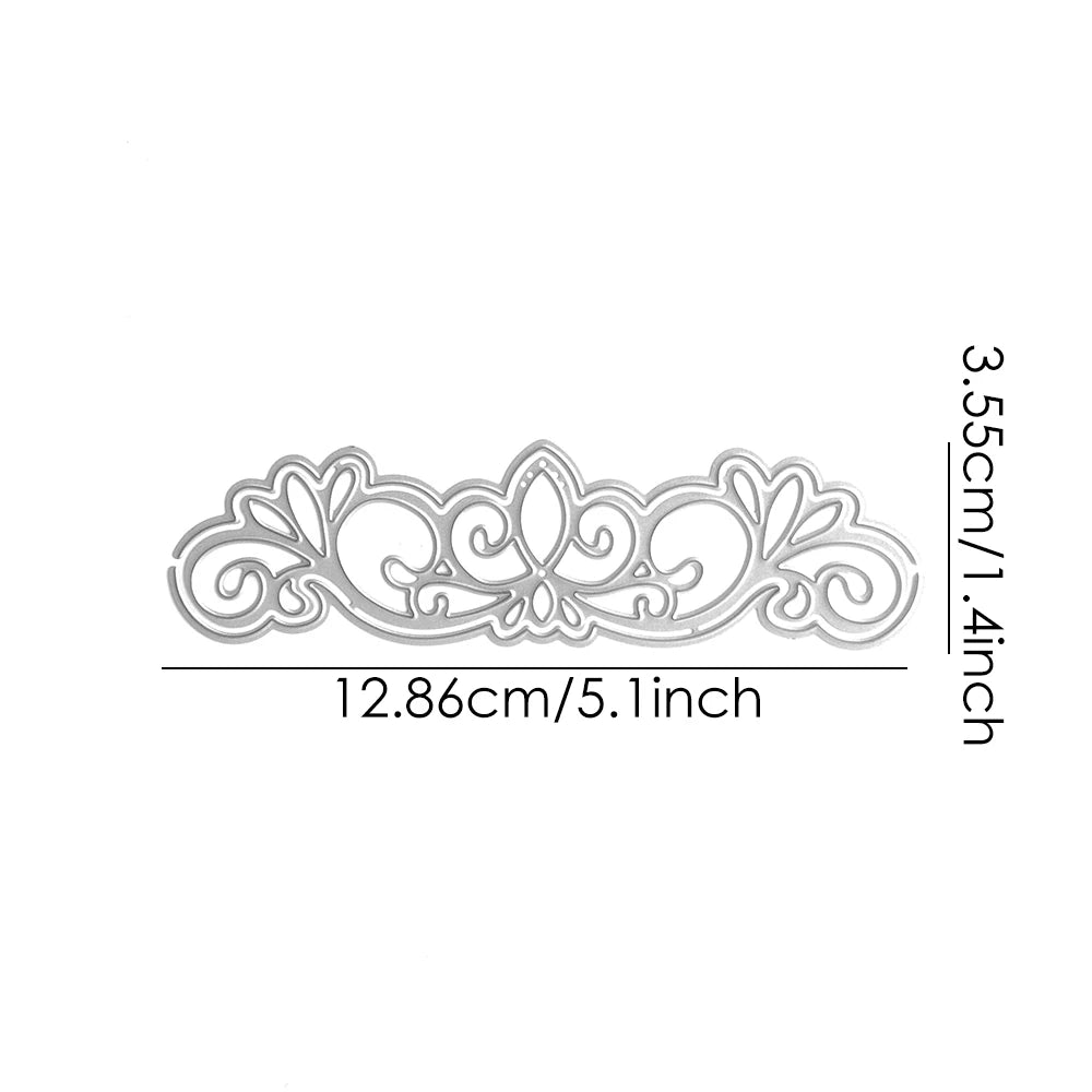 Retro Edges Metal Cutting Dies for DIY Card Making and Scrapbooking Crafting Supplies