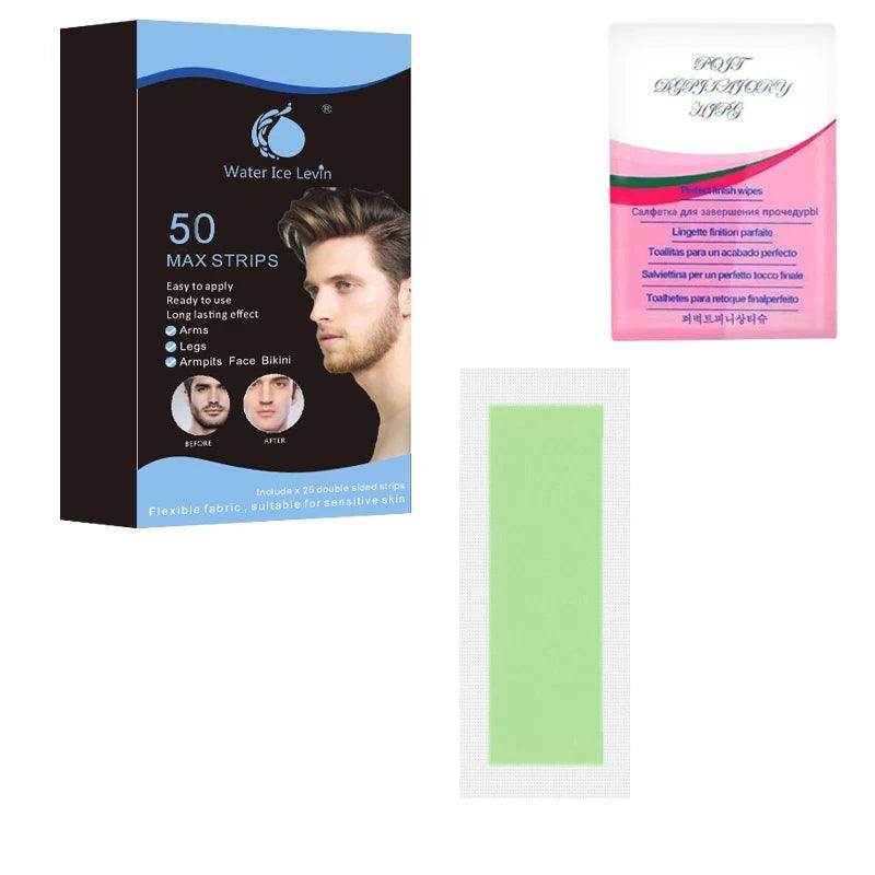 Water Ice Levin 50 sheets wax paper wax bean armpit private parts men's hair removal cream beeswax factory wholesale