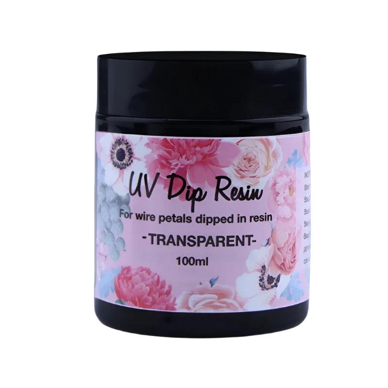 UV DIP RESIN High Transparency Quickly Drying Crystal Flower Flower Making Liquid High Gloss UV DIP Resin Jewelry Crafts Making
