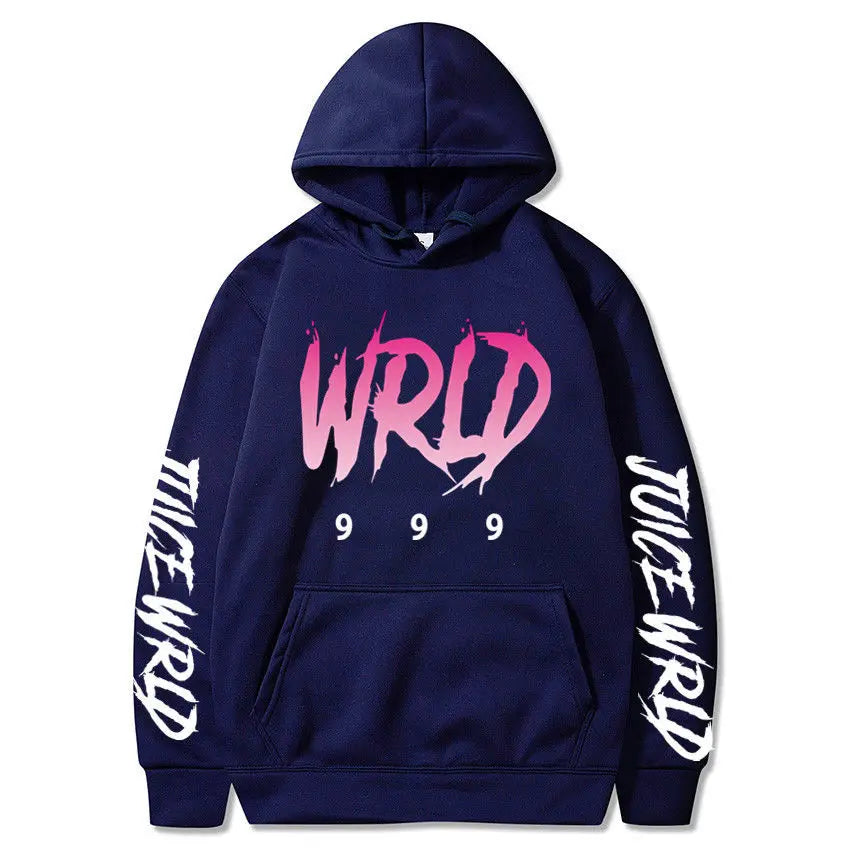 Rapper Juice Wrld 999 Letter Printed Hoodie Y2k Women's Casual Fashion Sportswear Autumn/Winter Hoodie Men's Women's Clothing
