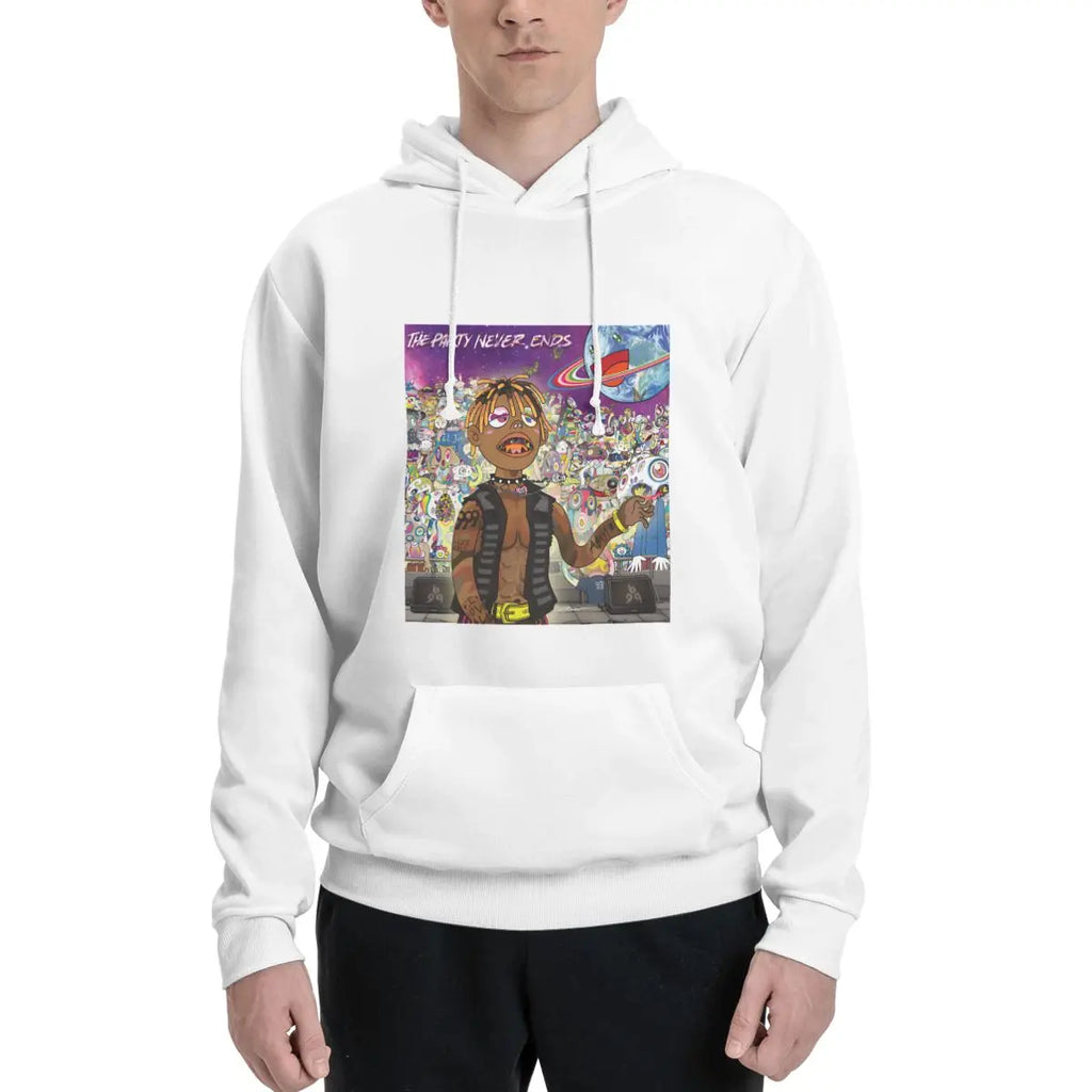 The Party Never Ends Juice Wrld Hoodies Anime Oversized Hoodie Men's Coat Women's Jacket