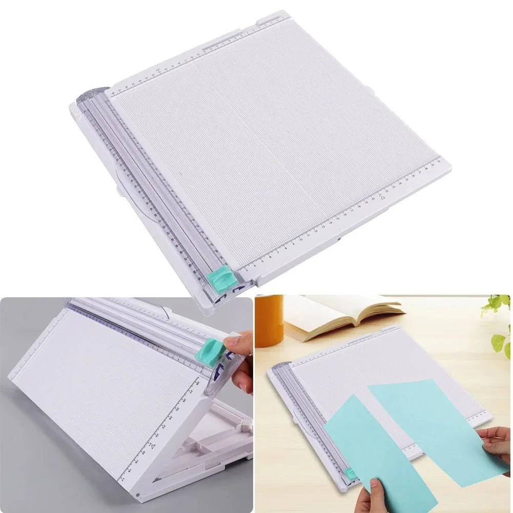 Paper Trimmer Scoring Board Craft Paper Cutter Folding Scorer for DIY Scrapbook Card Photo Paper Cutting Machine 36x33.7cm