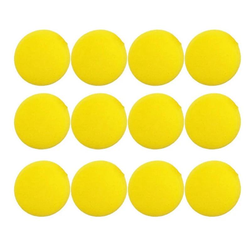 New 12Pcs/lot Round Shape Ceramic Foam Children's Drawing  Water Absorbing Sponge Sculpture Pottery Tools Accessories