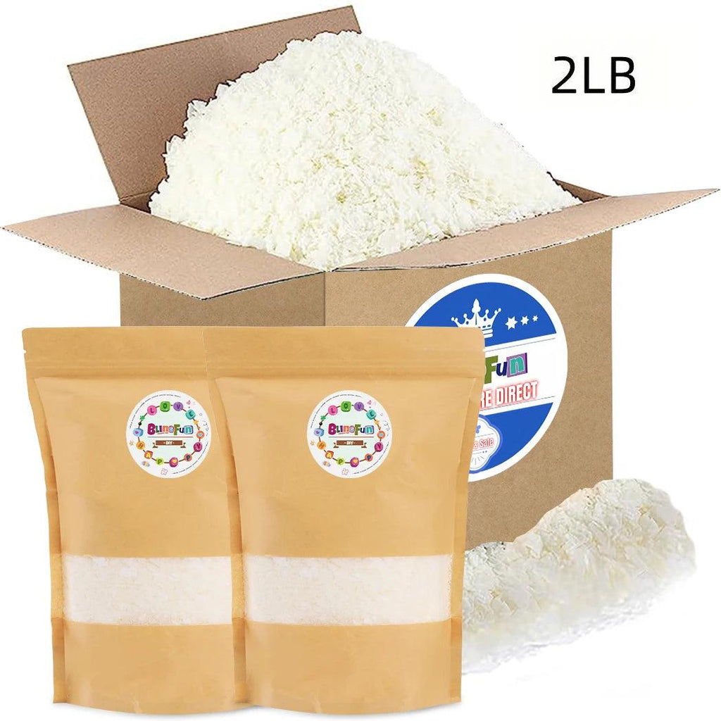 1LB/2LB/5LB 100% Soy Wax, Yellow Beeswax, White Beeswax, Soft Chunks and Pellets, Perfect for Sccented Candle and Wax Products