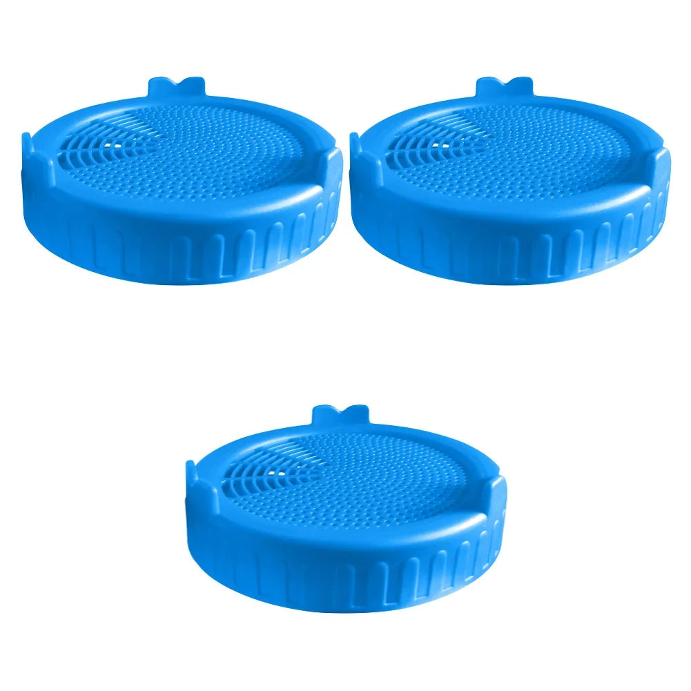 Safe Seeds Planting Sprouting Lid Bottles Mesh Cover for Wide-mouthed Mason Jar Food Grade Mesh Sprout Cover Kit