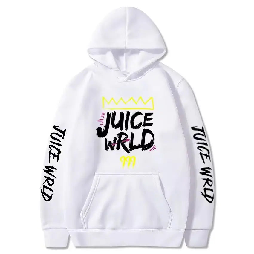 Rapper Juice Wrld 999 Letter Printed Hoodie Y2k Women's Casual Fashion Sportswear Autumn/Winter Hoodie Men's Women's Clothing