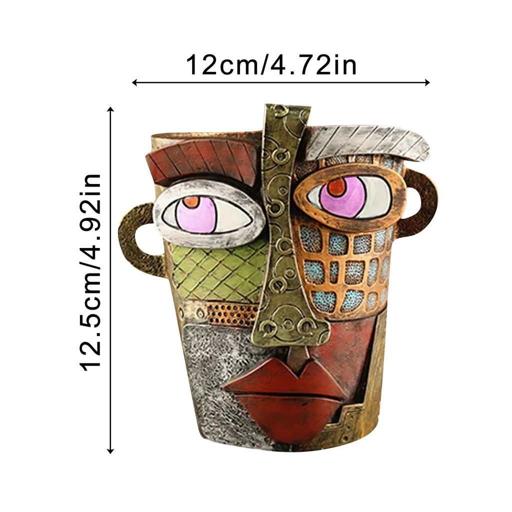 New Outdoor Garden Crafts Funny Flower Pot Ornament Green Plant Balcony Large Diameter Creative Resin Flower Pot