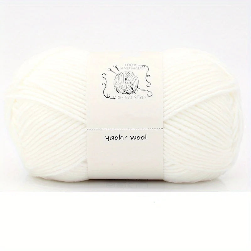 100g 100 Percent Acrylic Yarn for Hand Knitting and Crochet DIY Projects 200M Length