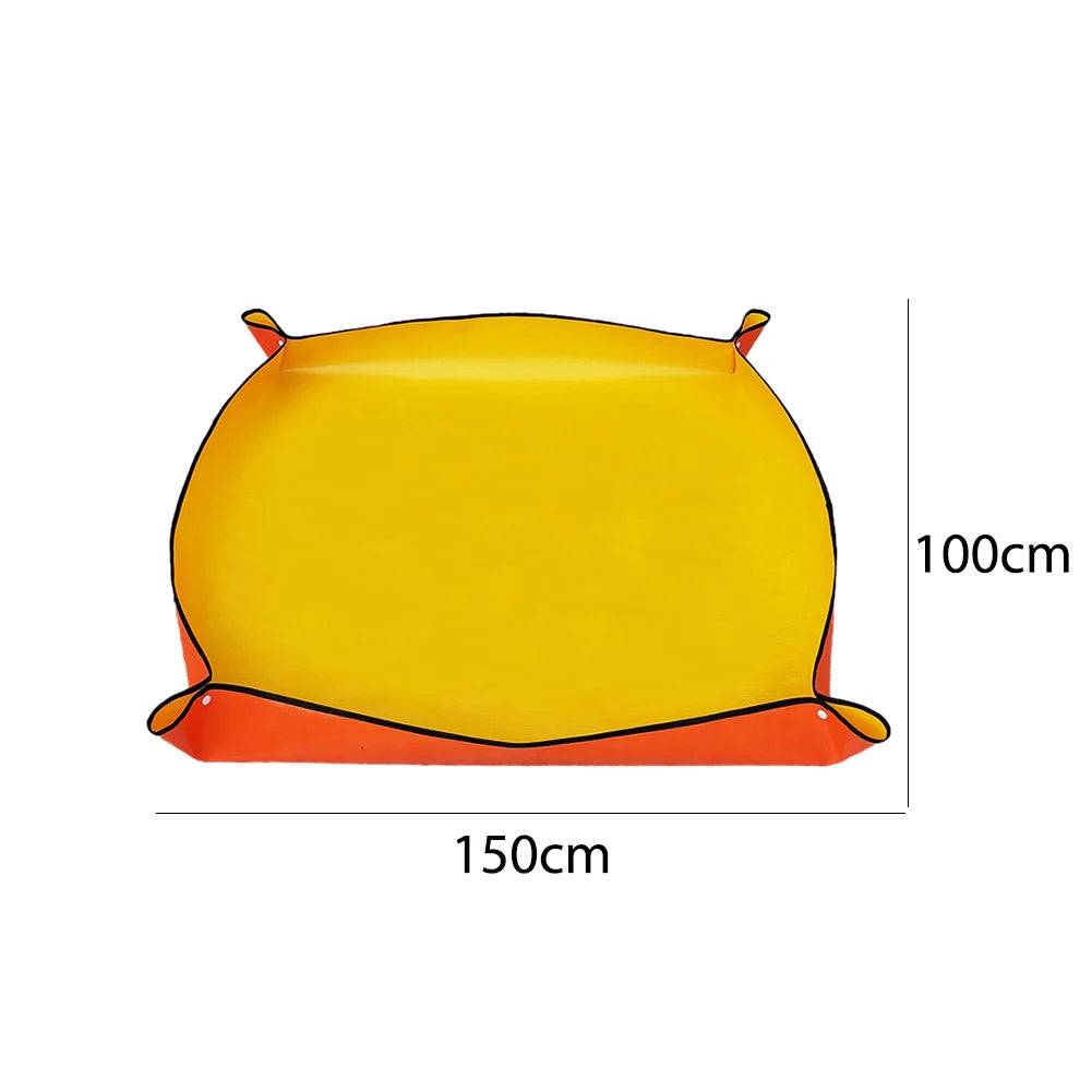 Foldable Planting Mat Waterproof Transplanting Mat Plant Flower Pot Reusable Anti-dirty Garden Potting Pad Gardening Accessories