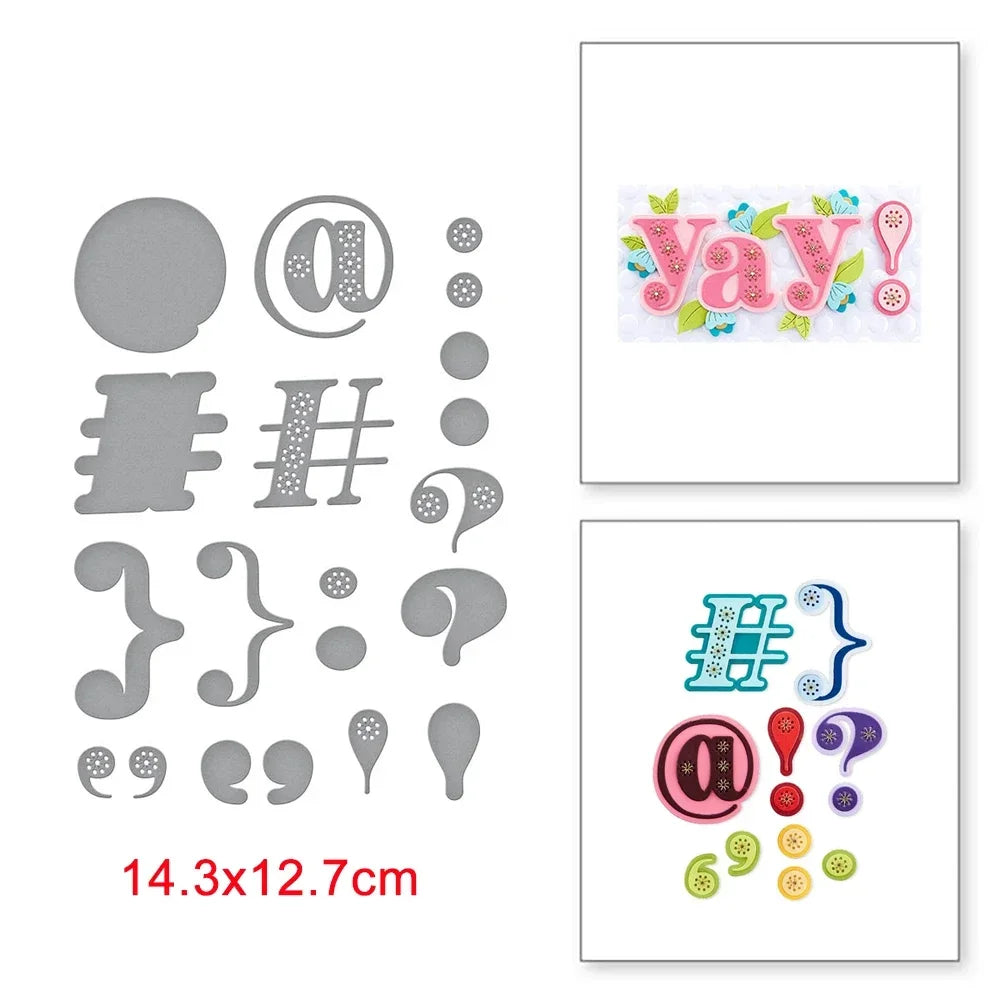 Sports Baseball Jersey Numbers Metal Cutting Dies Stitched ABCs Alphabet Die Stamp Set for Scrapbooking and Card Making