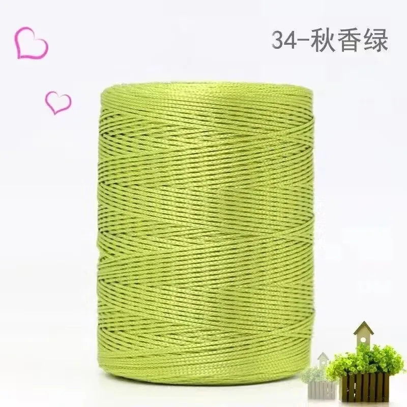 100g 230M Ice Silk Bright Yarn Thin Ice Blended Braided Thread for DIY Hand Knitting and Crocheting Projects