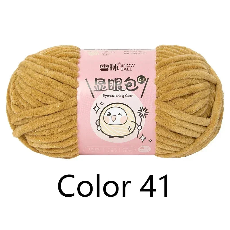 Super Thick Polyester Yarn 100g For Knitting Scarf DIY Craft