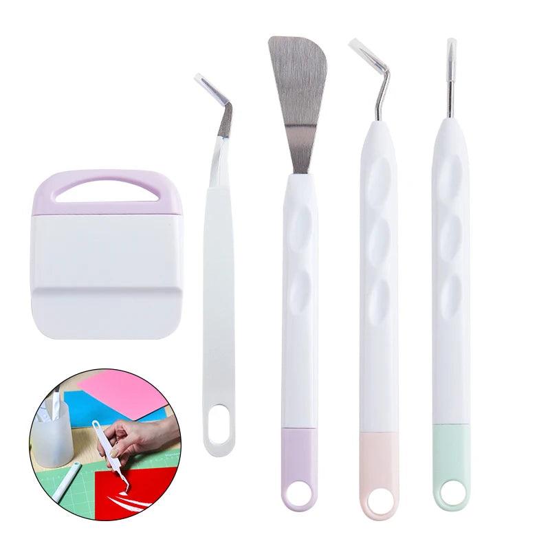 Silhouette Embossing Engraving Tools Vinyl Weeding Tools Vinyl With Hook Weeder Piecing Starter Tool For Cricut Joy