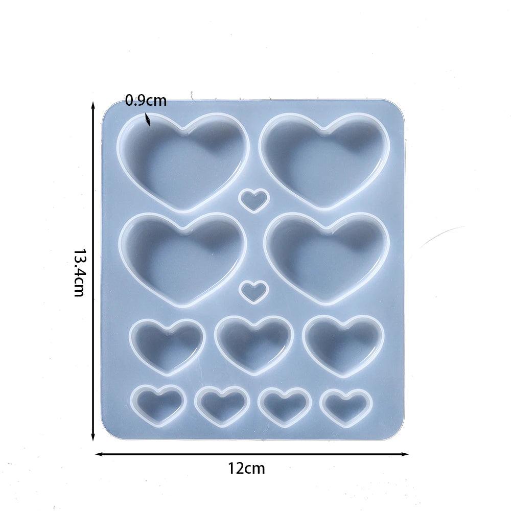 Earring Pendant Epoxy Silicone Mold Geometry Round Triangle Necklace Key Chain Pendant Resin Mold Jewelry Making Accessories