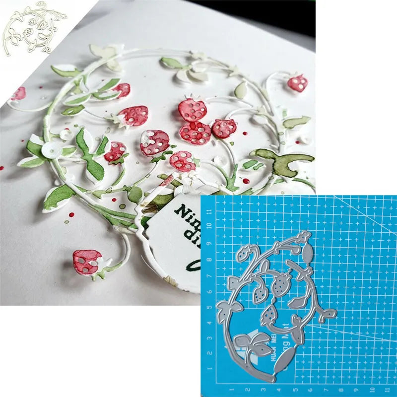 Flowers Trees Metal Cutting Dies Stencils For DIY Scrapbooking Decorative Embossing Handcraft Template