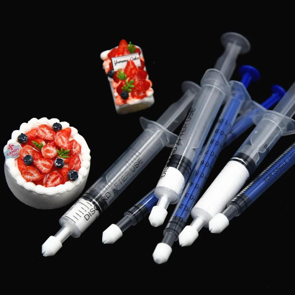 1Pcs Press Mini Nozzle Set Cake Decorating Cream Clay Dessert Food Toy DIY Intricate Designs Flowers Pottery Tools Decoration