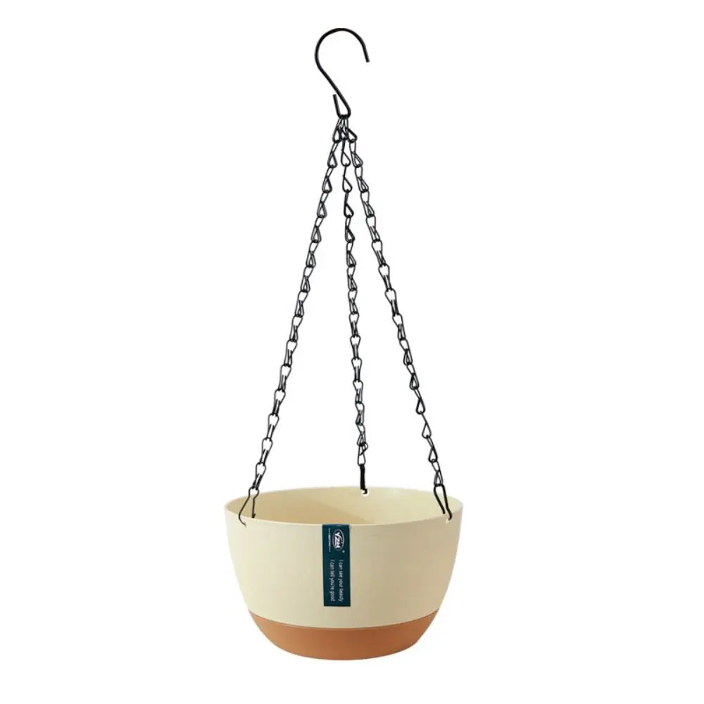 1 PCS Durable Self-Watering Hanging Planters Thickened Plastic Hydroponic Plant Pot With Removable Tray