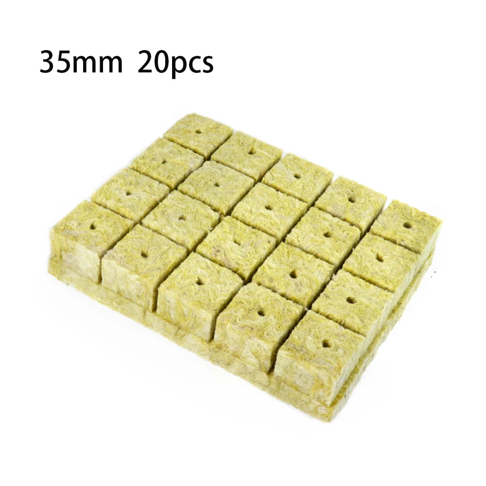 Agriculture  Cultivation Nutrient Blocks Hydroponic Rockwool Board Reusable High Water Retention For Soilless Planting