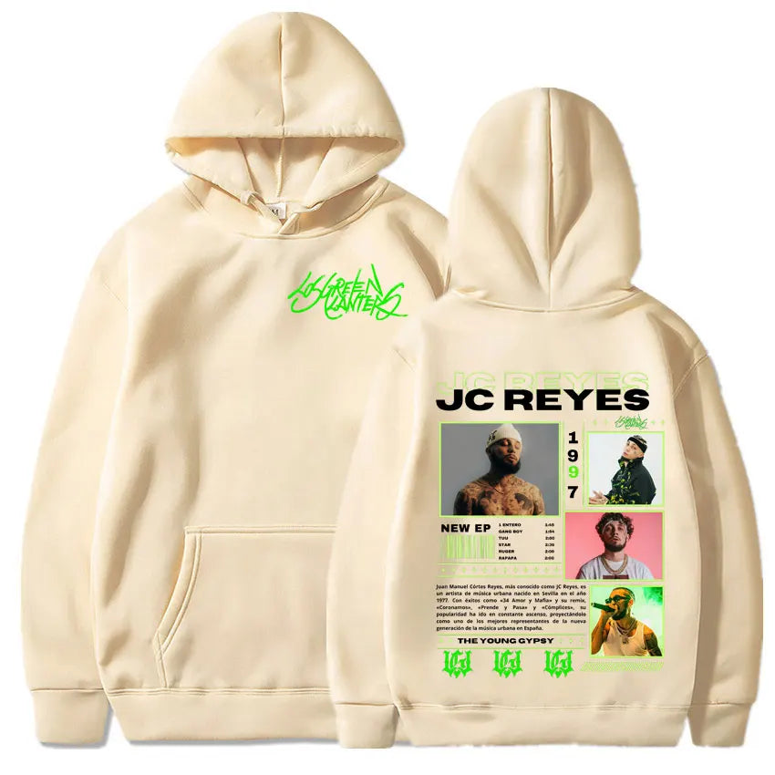 Rapper Jc Reyes Album Tour 2025 Graphic Hoodies Men Women Harajuku Hip Hop Fashion Hooded Sweatshirts Hoodie Casual Pullovers