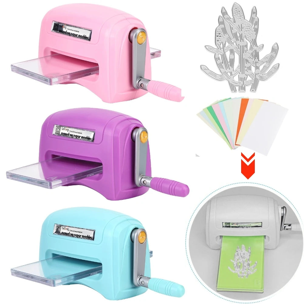 Scrapbook Die Cutter Embossing Machine Home DIY Scrapbooking Paper Crafts Tool