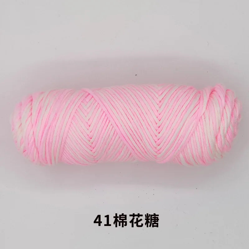 Milk Cotton Yarn 8 Ply Acrylic Crochet For Amigurumi Doll