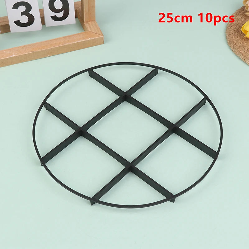 10Pcs 12-25cm Flower Pot Tray Anti Rot Root Plastic Saucer Bracket Drip Plant Flowerpot Tray Indoor Home Garden Supplies