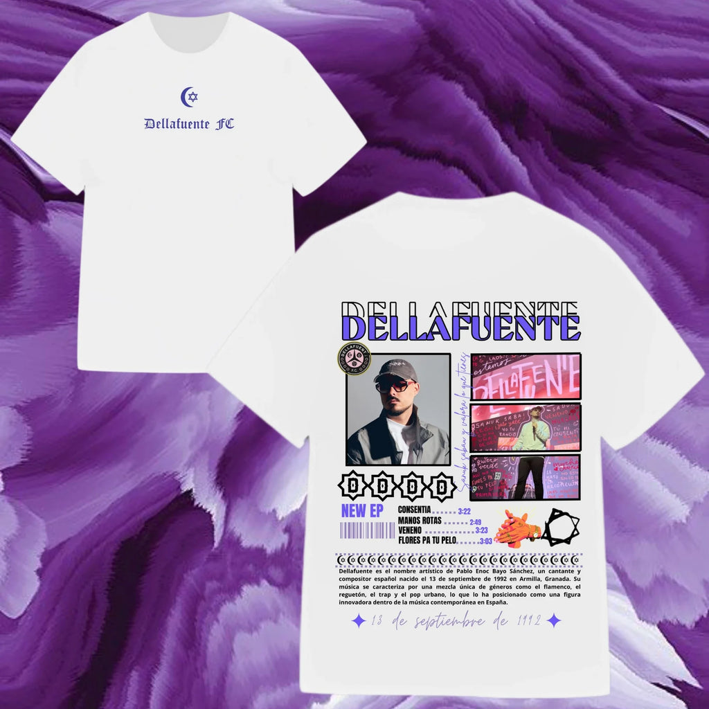 Dellafuente Summer Women's Oversized Y2K Graphic T-Shirt Casual Cotton Short Sleeve Street Top