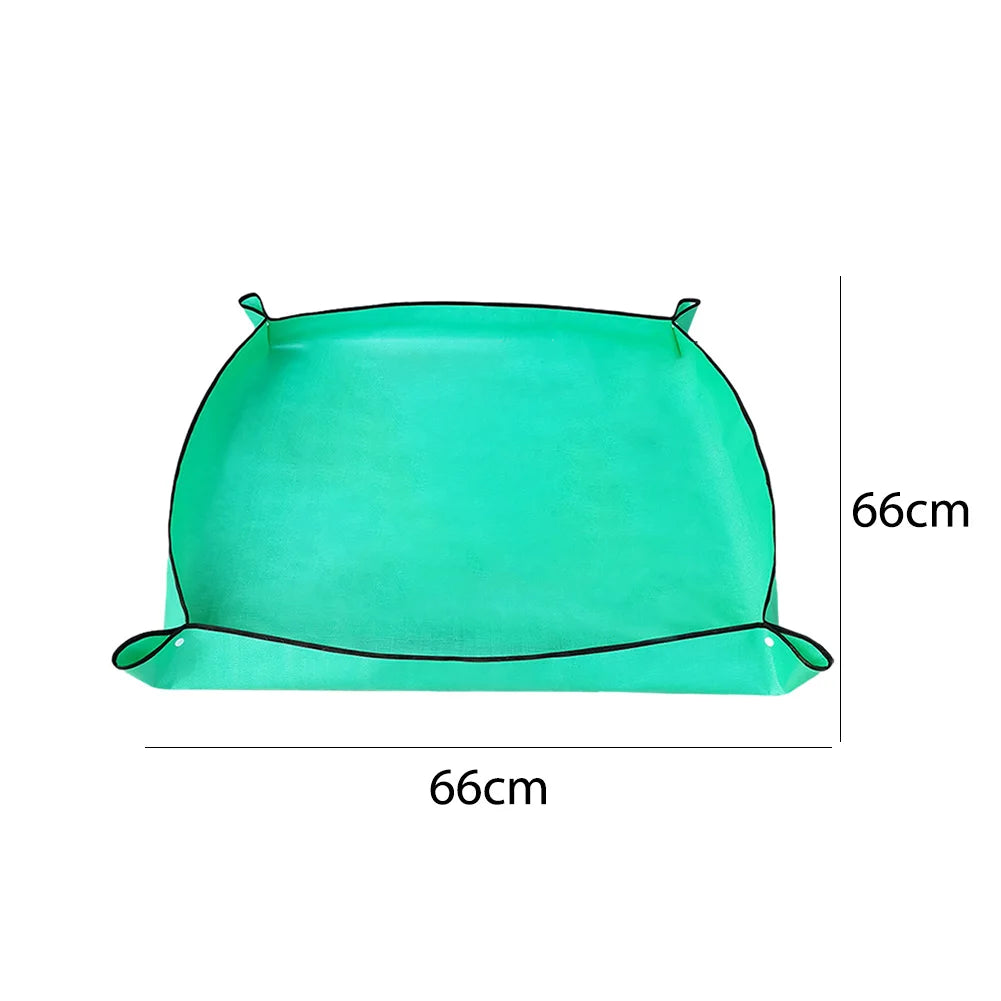 Foldable Planting Mat Waterproof Transplanting Mat Plant Flower Pot Reusable Anti-dirty Garden Potting Pad Gardening Accessories