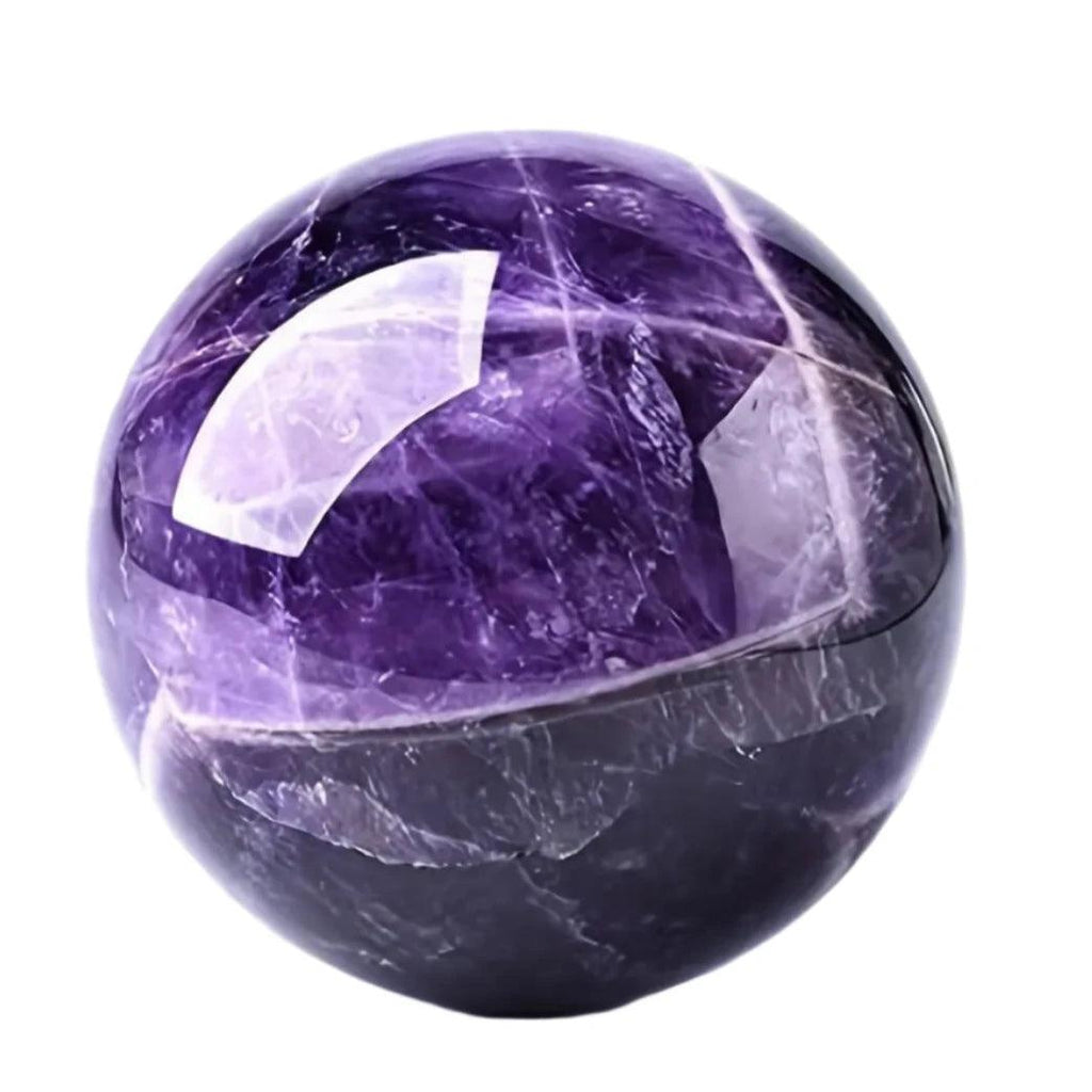 5PCS Natural Amethyst Healing Crystal Energy Crystal Gem Gemstone Yoga Decoration, Extremely Beautiful Healing Crystal Gem Ball!