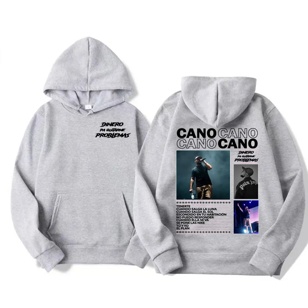 Rapper Cano Triana New Album 2025 Tour Merch Hoodies Men Women Harajuku Fashion Trending Sweatshirt Casual High Quality Pullover