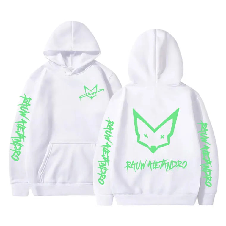 Rauw Alejandro Double Sided Printed Hoodie Saturno Pullover Todo De Ti Hoodies Men Women Fashion Oversized Hooded Sweatshirt