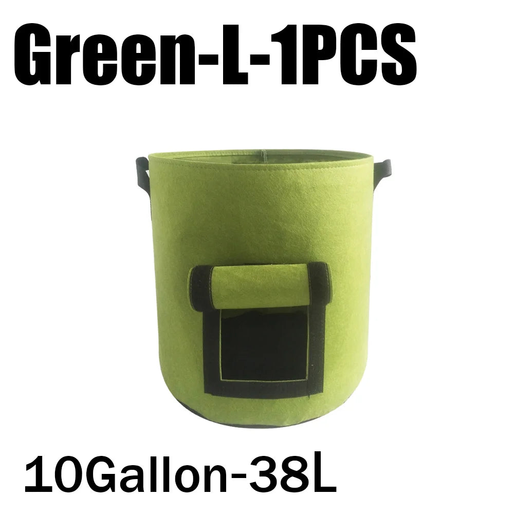 3Styles Felt plant grow bags nonwoven fabric garden potato pot greenhouse vegetable growing bags moisturizing vertical tools
