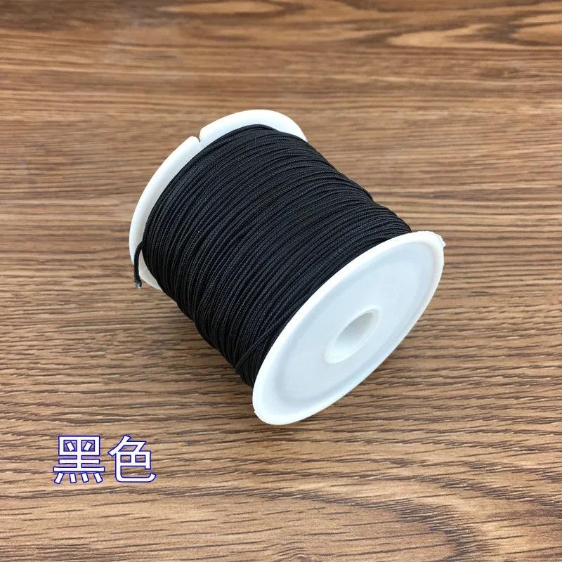 Jade Thread 50 Meters 0.8mm Handmade DIY Material Woven Rope Bracelet Red Thread Rope Necklace Woven Rope