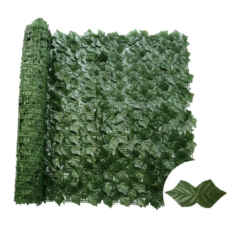 50x100/300cm Artificial Ivy Hedge Green Leaf Fence Panels Faux Privacy Fence Screen for Home Outdoor Garden Balcony Decorations