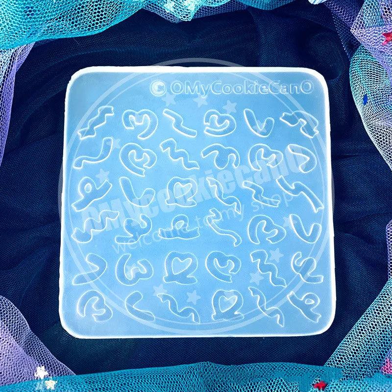 DIY Full Transparent Cute Mini 30 Even Game Console Candy Crystal Epoxy Resin Mold Cat Claw Food Grade Silicone Mold