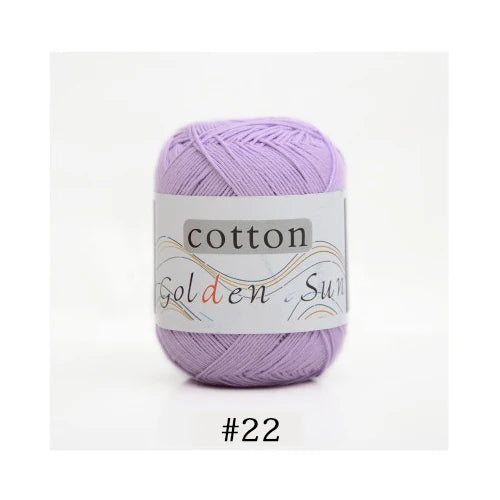100 Percent Cotton Yarn for Hand Knitting and Crochet 8 Ply Worsted Soft Yarn for Sweaters and Blankets 50g 200m