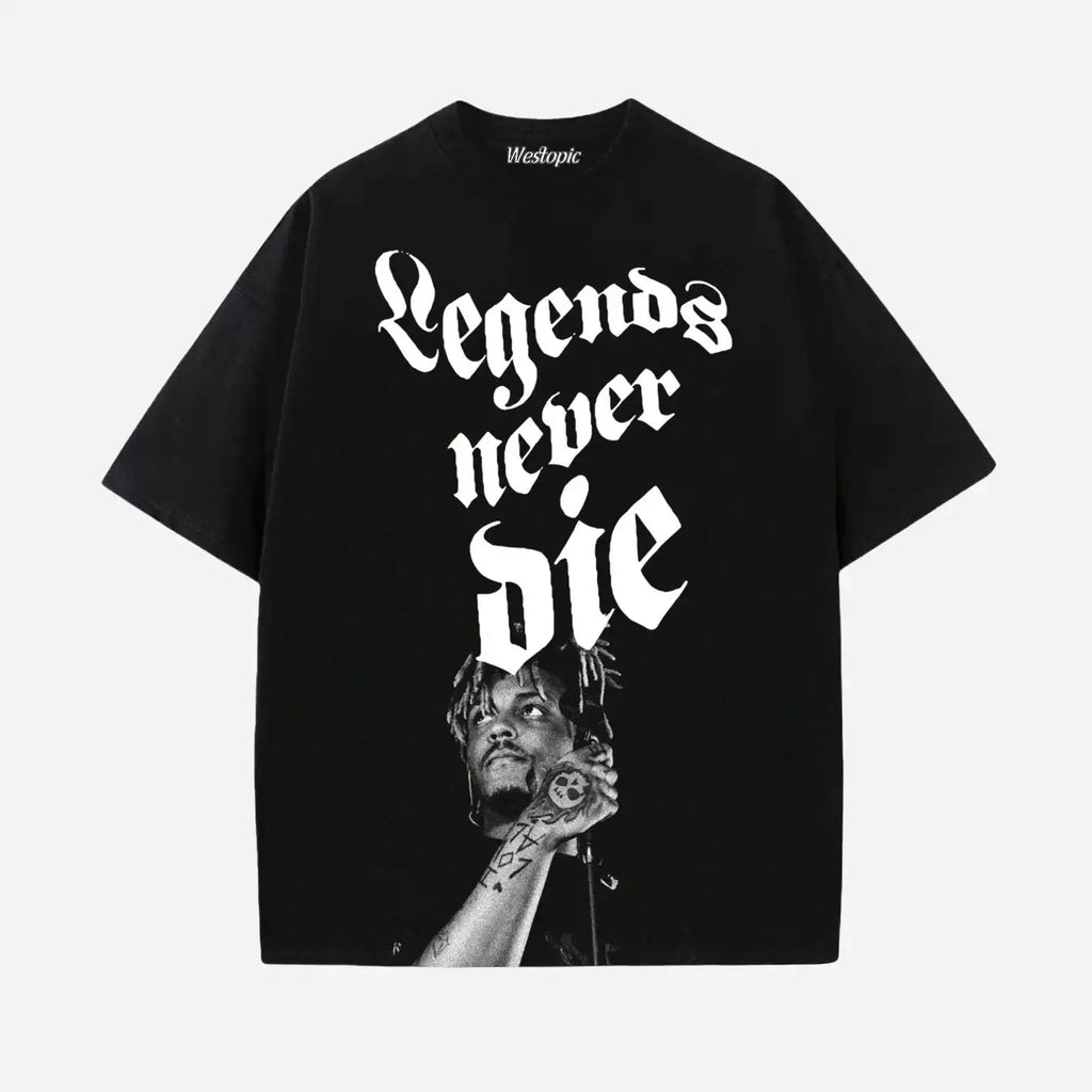 American Street Hip Hop T Shirt Juice Wrld Trippie Redd Short Sleeve Oversized Y2K Tee Men Women Crew Neck Unisex Tops