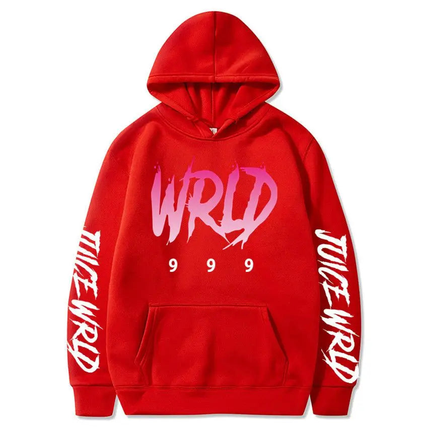 Rapper Juice Wrld 999 Letter Printed Hoodie Y2k Women's Casual Fashion Sportswear Autumn/Winter Hoodie Men's Women's Clothing