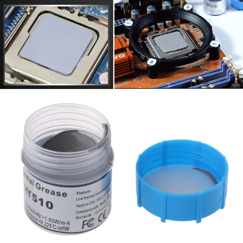 Heat Resistant Thermal Paste PC Laptop Heatsink Conductive Paste Computer Components for CPU Cooler GPU Processor