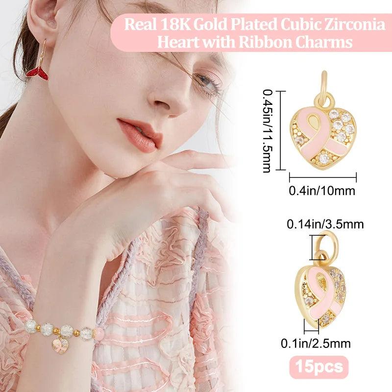 1 Box 16Pcs Star of David Charms 14K Gold Plated Star Pendant Charms with Cubic Zirconia with Jump Ring for DIY Crafts Bracelet