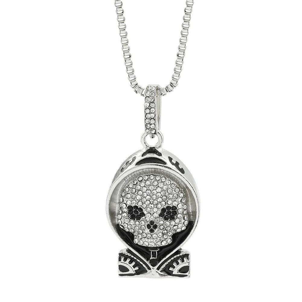 Punk Fashion Skull Pendant Necklace For Men WomenSkeleton Necklaces Party Jewelry Gifts