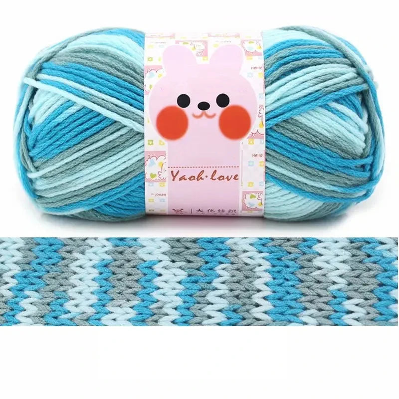 Milk Cotton Thick Yarn 170M Roll 100G For Hand Knitting